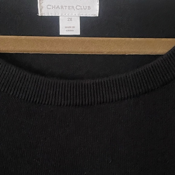 Charter Club Top 2X - Picture 3 of 11